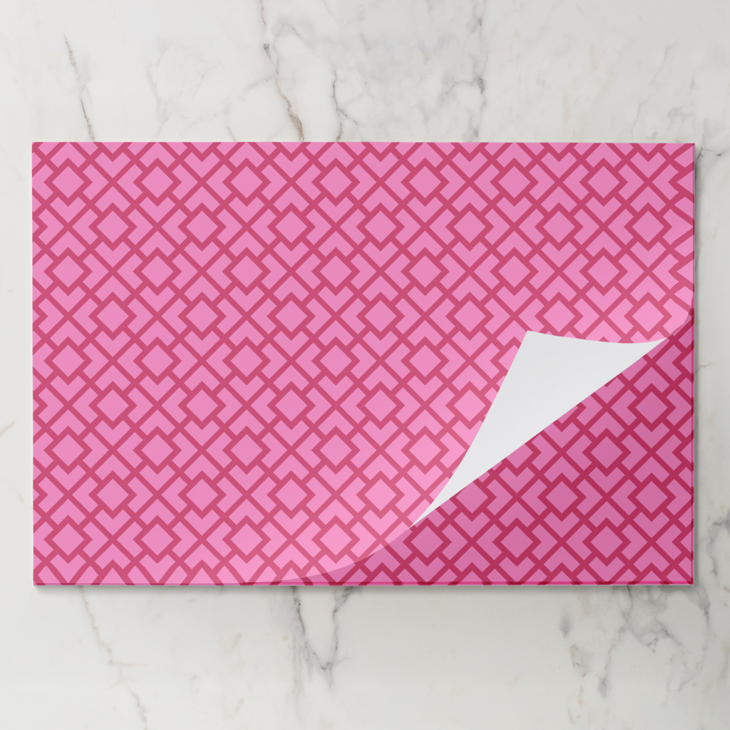 La Chinoiserie Rouge Fretwork Paper Placemat (Pad of 25)