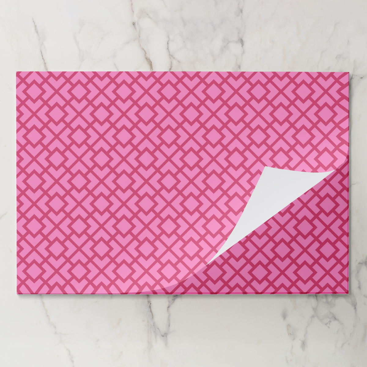 La Chinoiserie Rouge Fretwork Paper Placemat (Pad of 25)