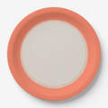 Fête du Thé Coral Paper Plate