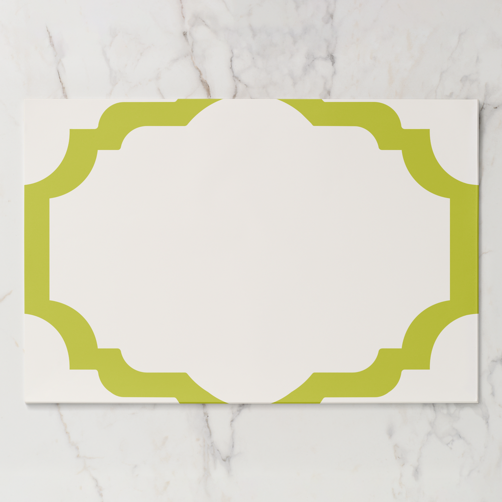 Les Classiques Acid Scallop Paper Placemat