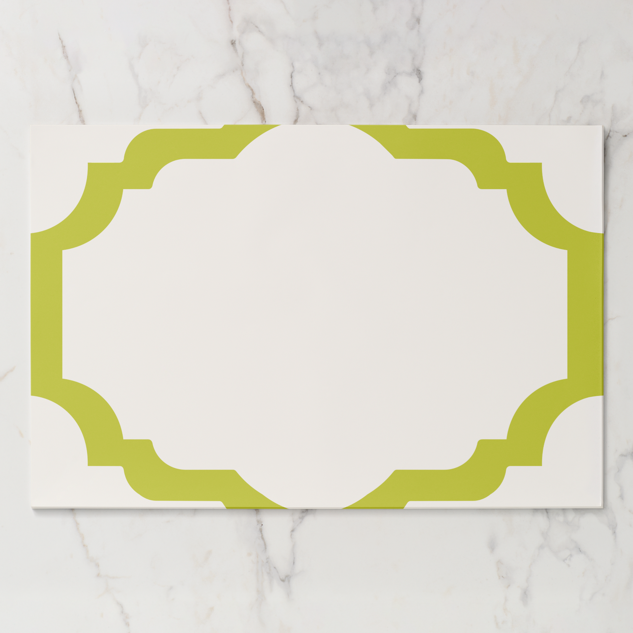 Les Classiques Acid Scallop Paper Placemat
