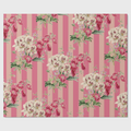 Les Fleurs Azalea stripe table runner