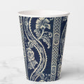 Indigo Paper Party Cup — pattern