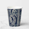 Indigo Paper Party Cup — pattern