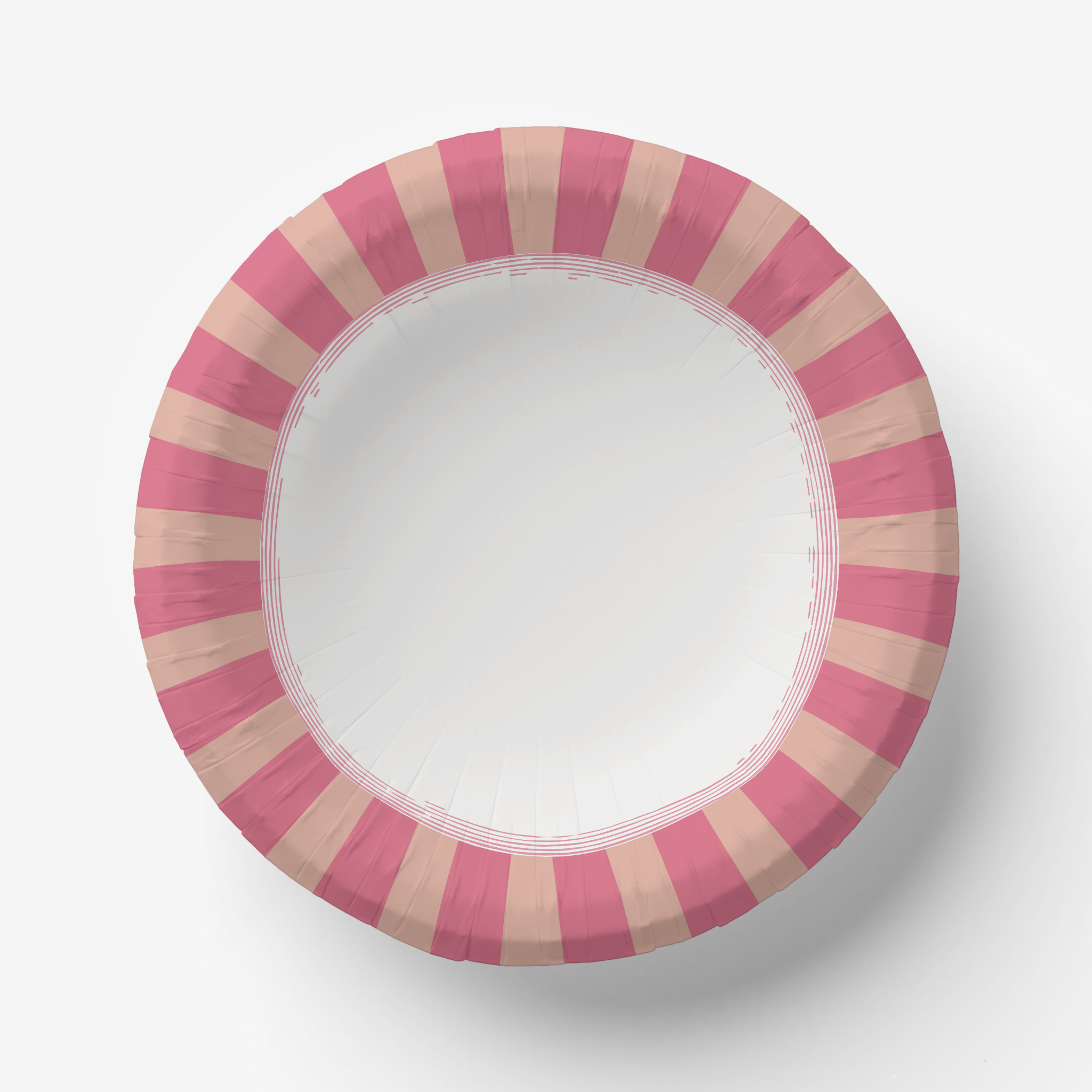Les Fleurs Azalea radial stripe paper bowl
