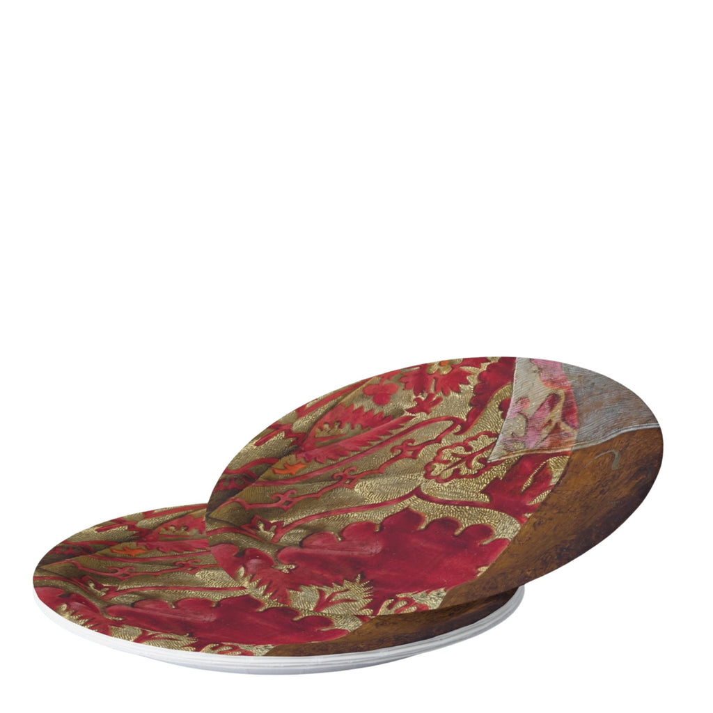 Vintage Voyagers France Noël Le Brocart Paper Plates