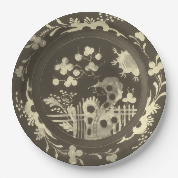 La Chinoiserie Fawn Paper Party Plate