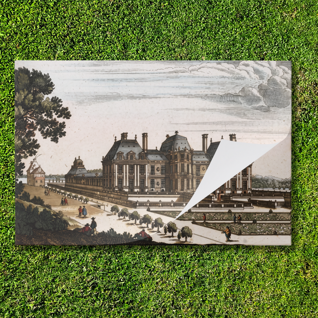 West Chateau paper placemat — folded