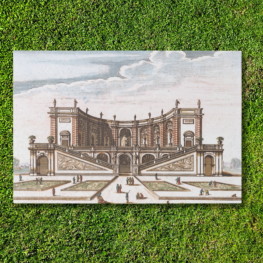 Chateau paper placemat — front