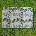 Ribbon paper placemat — front