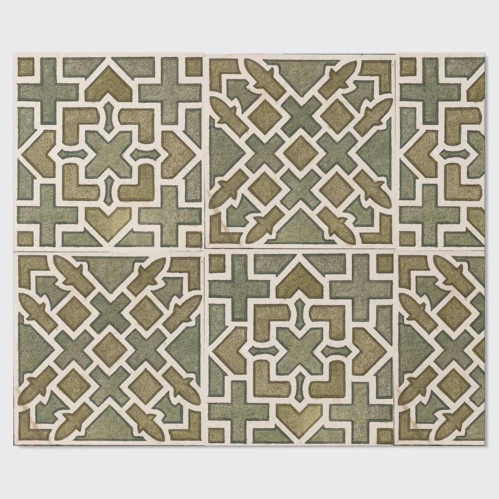 Le Jardin Français Le Plan garden-plan table runner, flat
