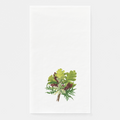Les Fleurs Teal guest towel