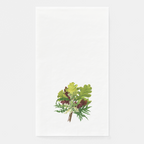 Les Fleurs Teal guest towel