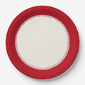 Les Classiques Holiday Red plate