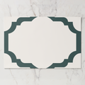 Les Classiques Hedge Scallop Paper Placemat