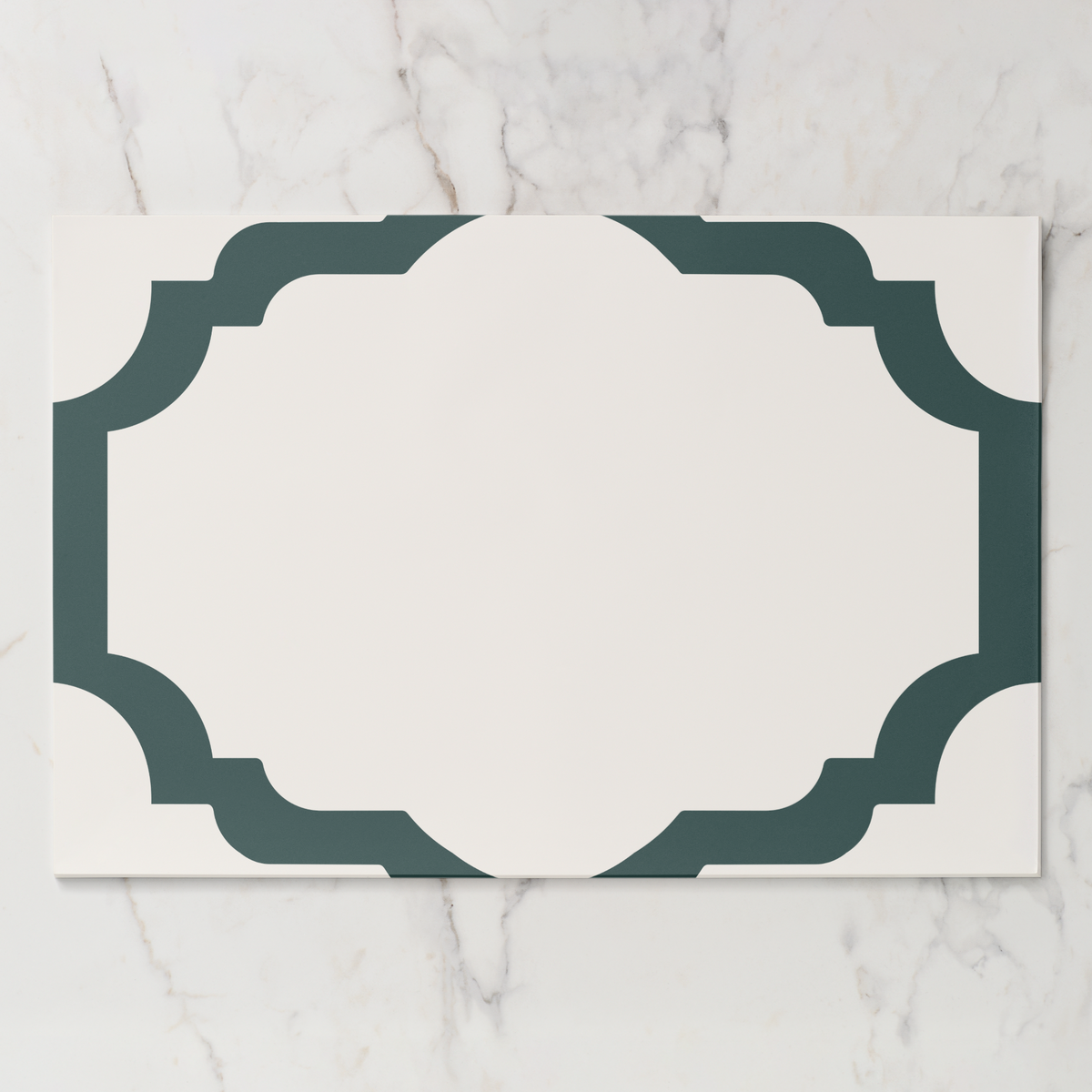 Les Classiques Hedge Scallop Paper Placemat