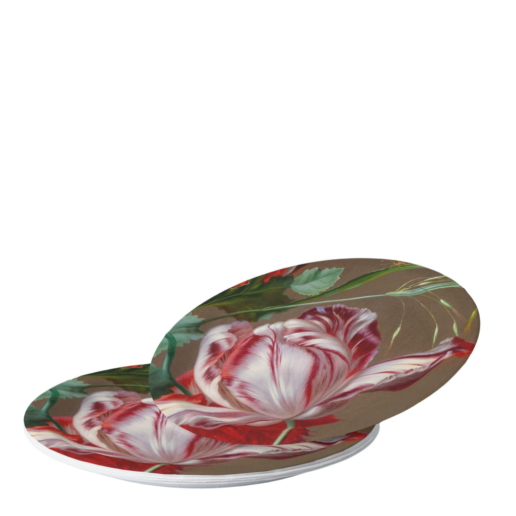 Vintage Voyagers France Noël La Tulipe Paper Plates