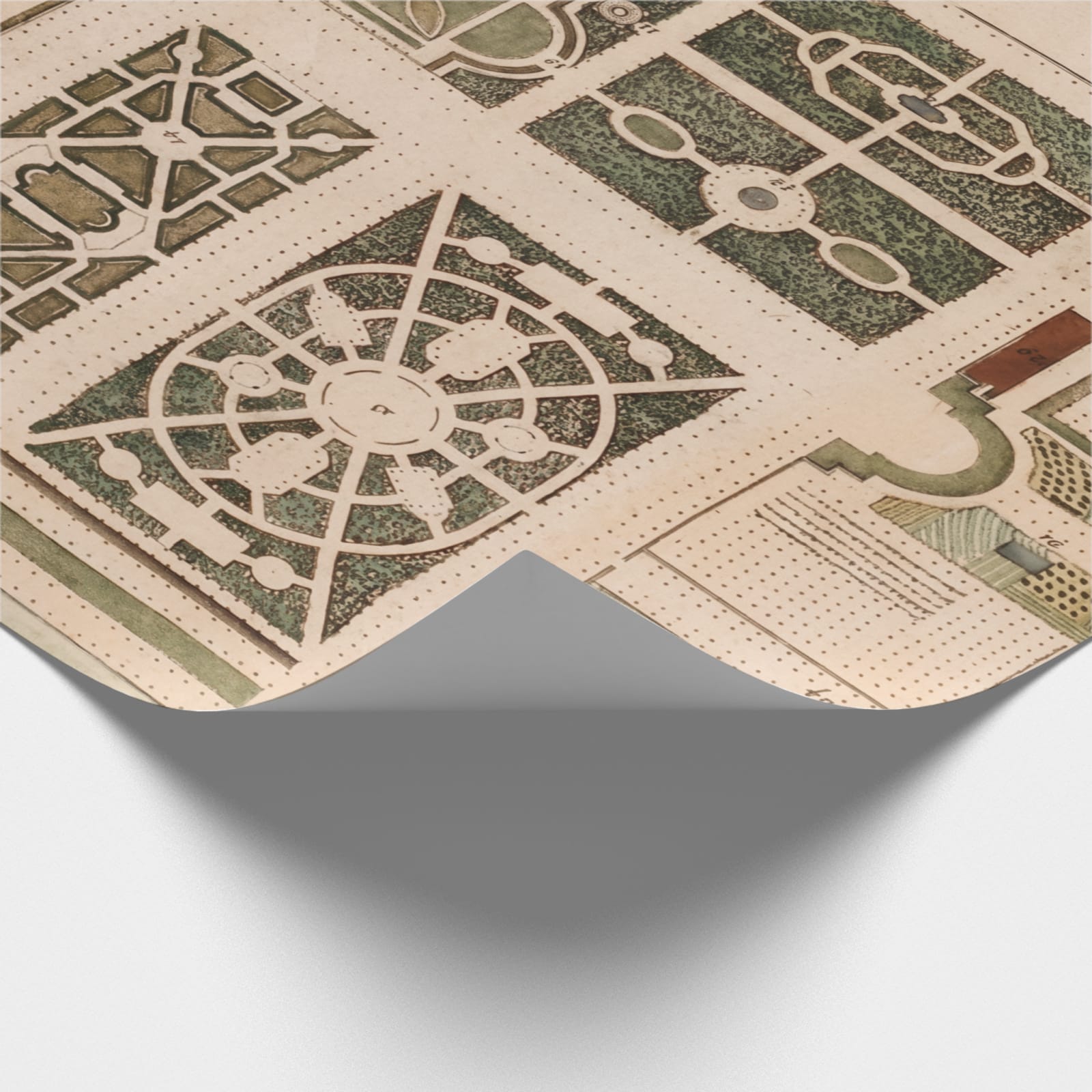Le Croquis runner corner detail