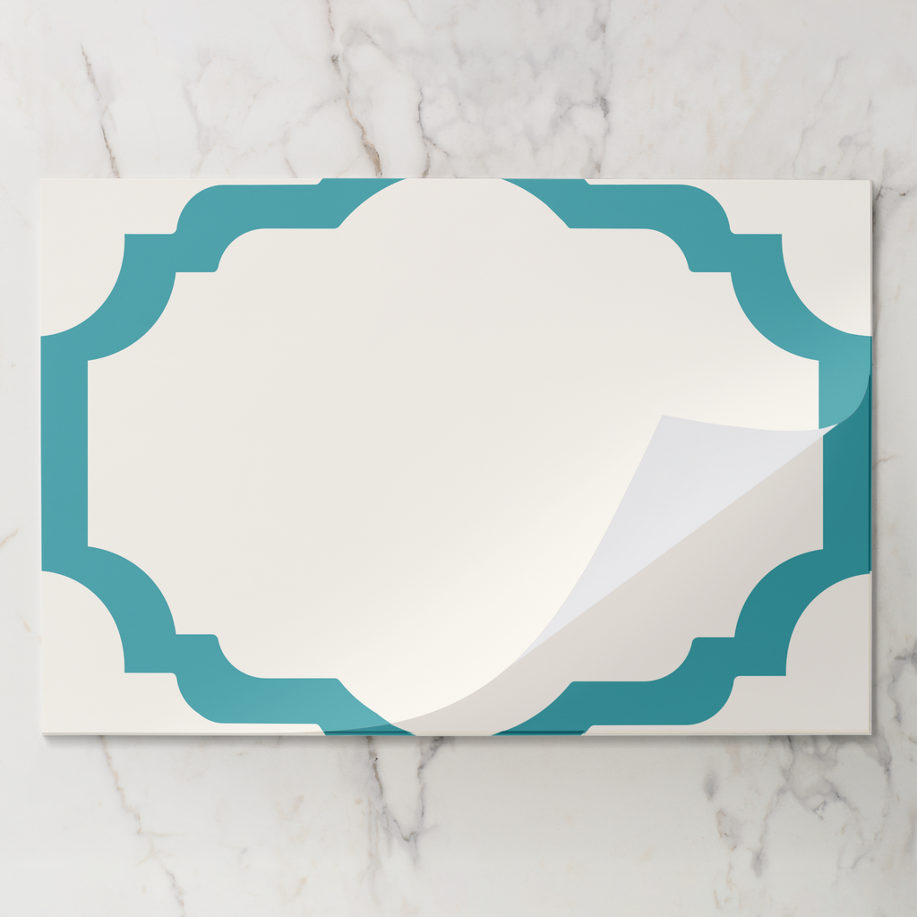 Les Classiques Lagoon Scallop Paper Placemat