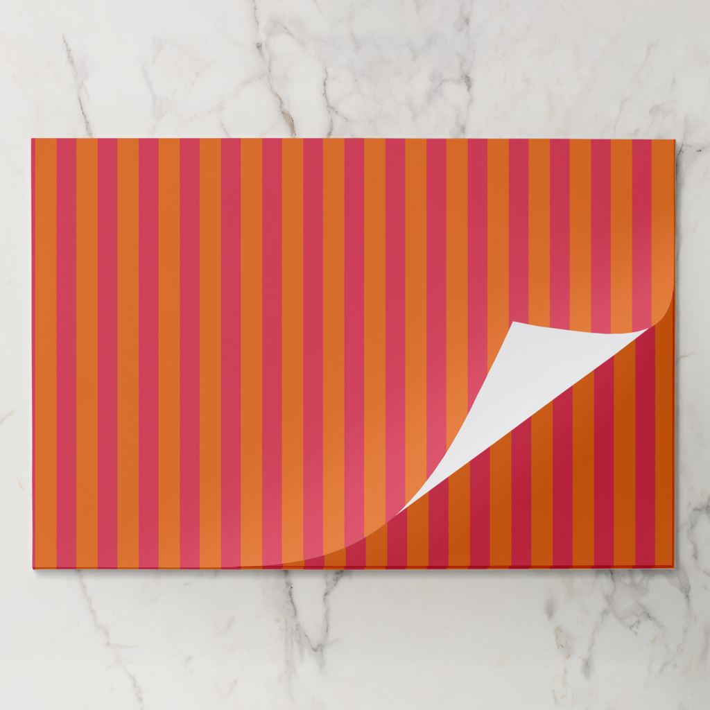 Tear Away Crimson Paper Party Placemat