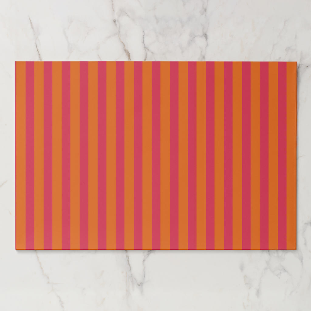 Tear Away Crimson Paper Party Placemat