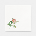Les Fleurs Aqua dinner napkin