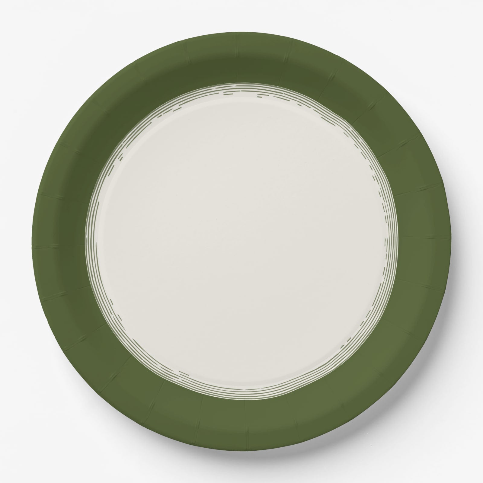 Les Classiques Olive plate