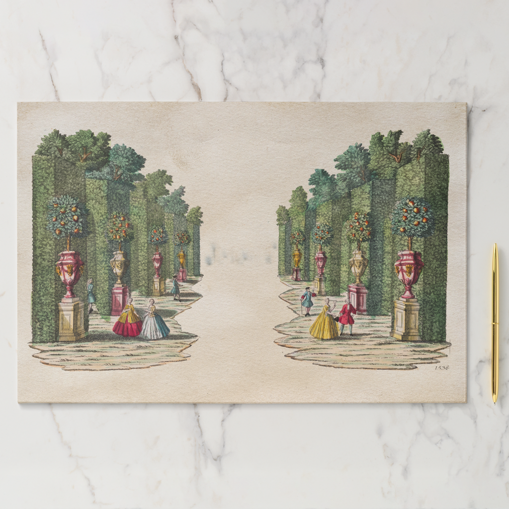 Tear Away Orange Grove Paper Party Placemat