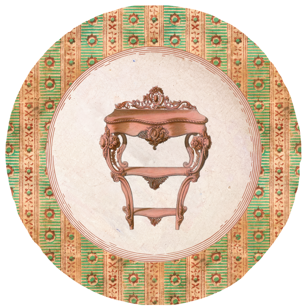 Fête du Thé Buffet Paper Plate