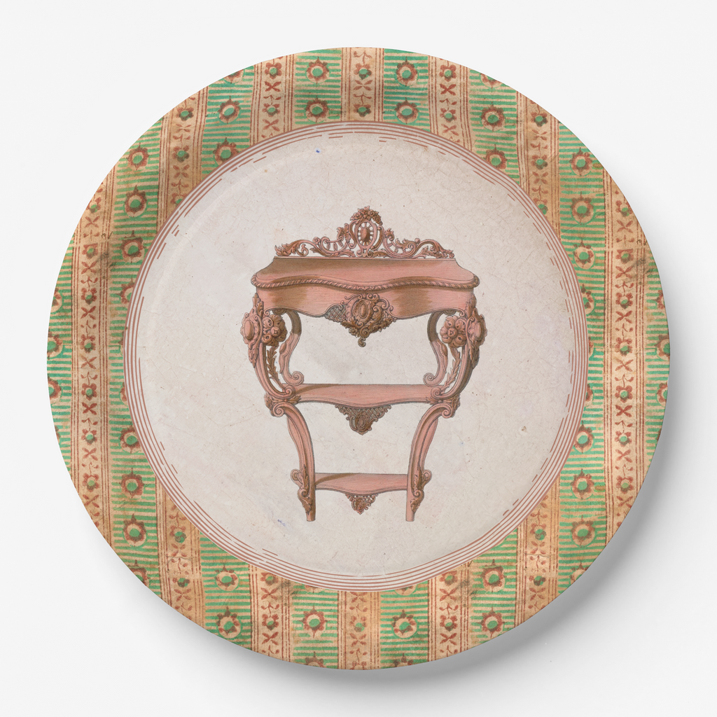 Fête du Thé Buffet Paper Plate