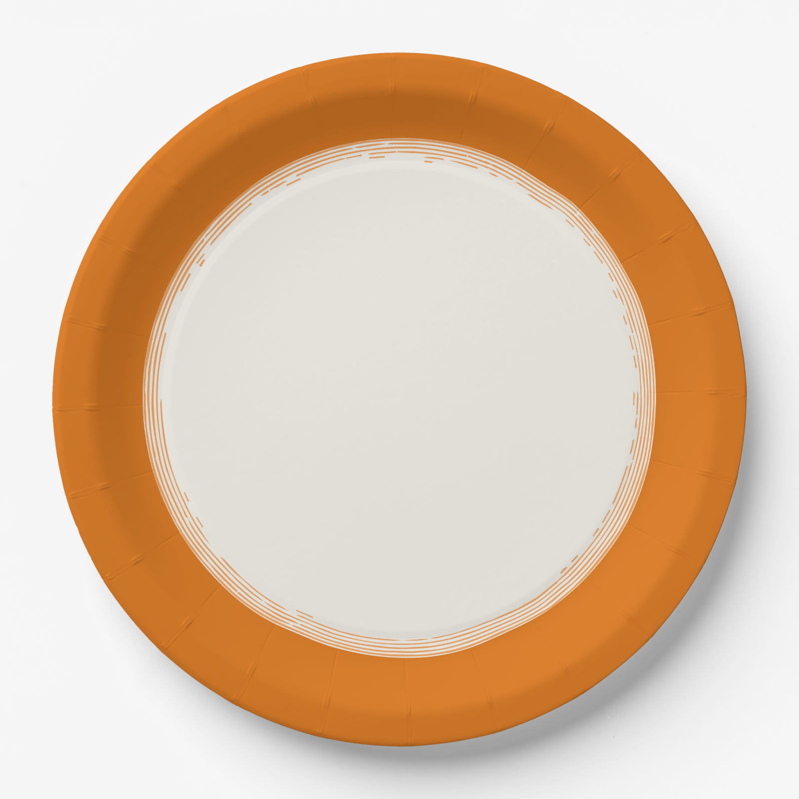 Les Classiques Orange plate