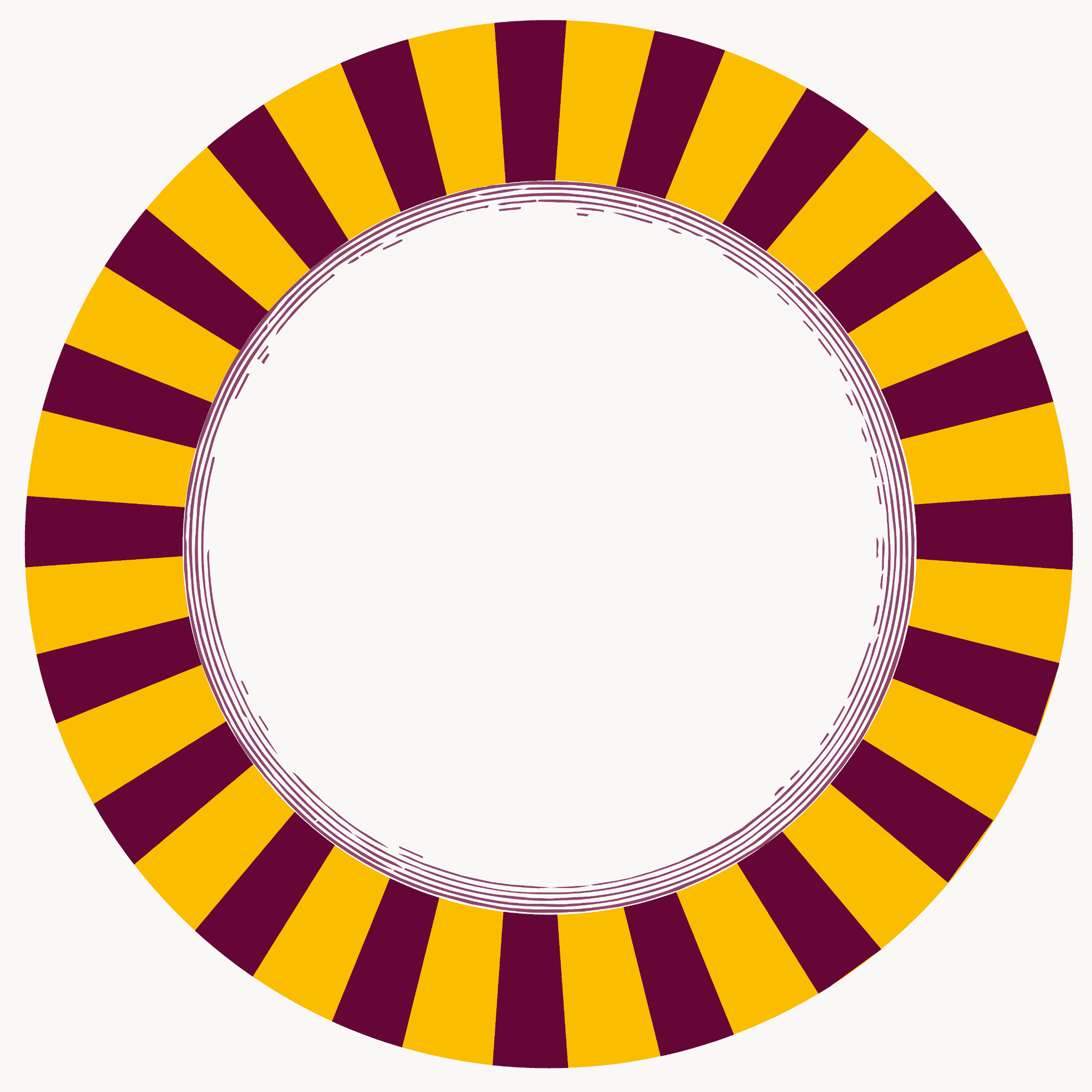 Les Fleurs Radial Stripe Paper Plate (8 pk)