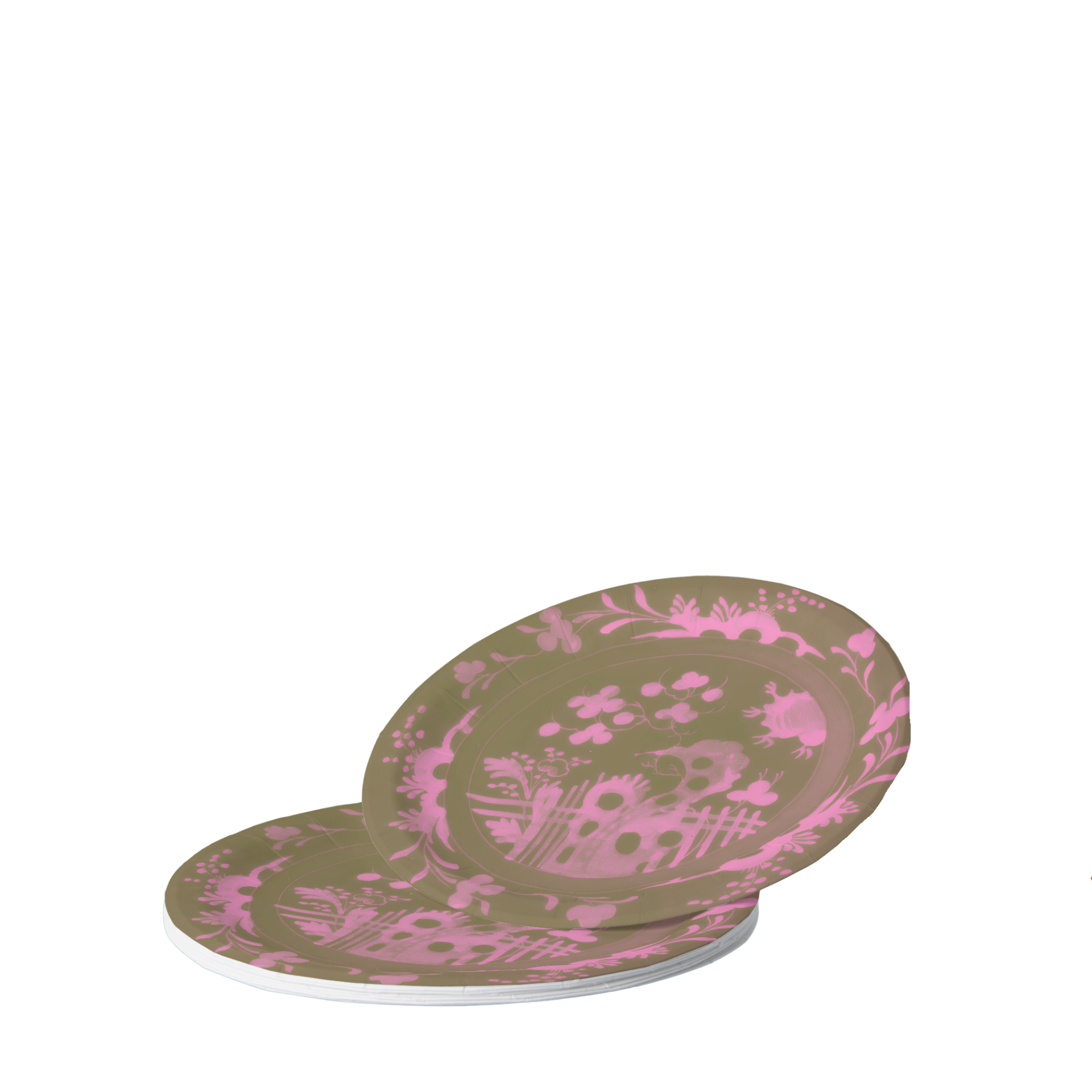 La Chinoiserie Pink chinoiserie garden paper tableware