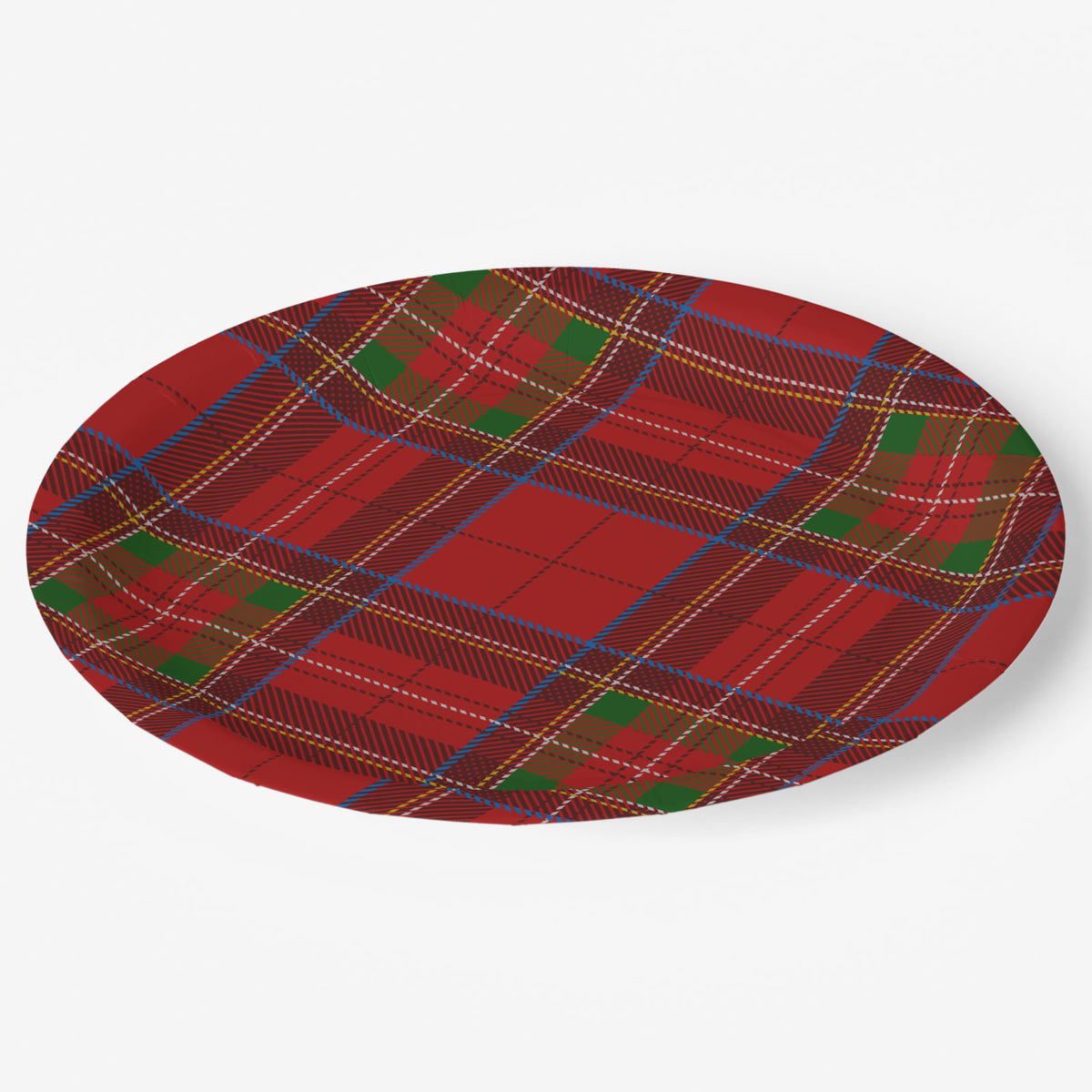 Vintage Voyagers France Noël Le Tartan Paper Plates