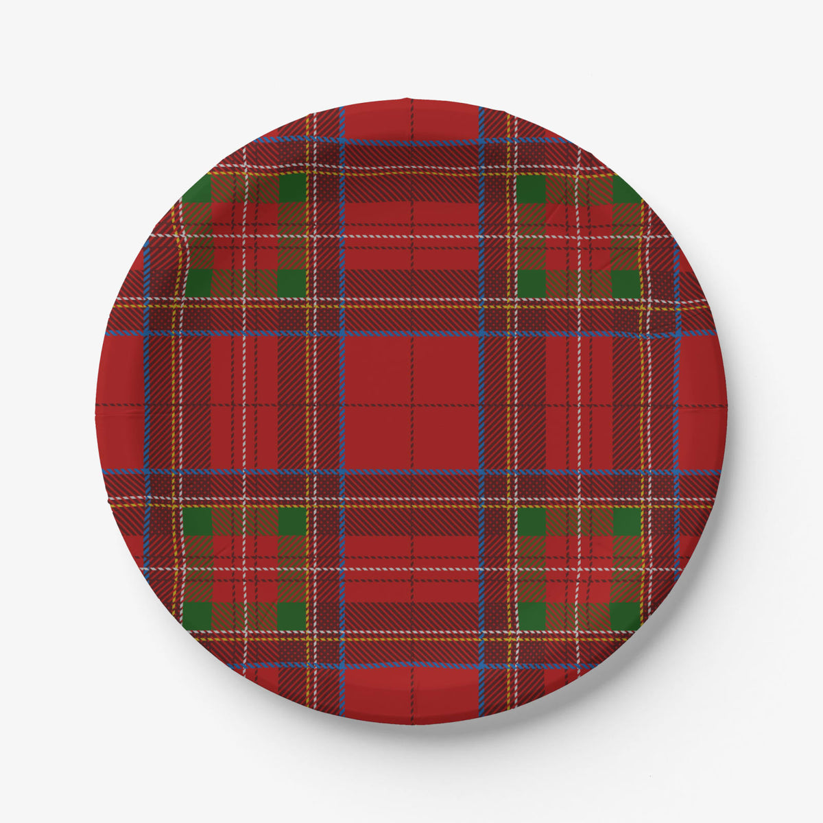 Vintage Voyagers France Noël Le Tartan Paper Plates