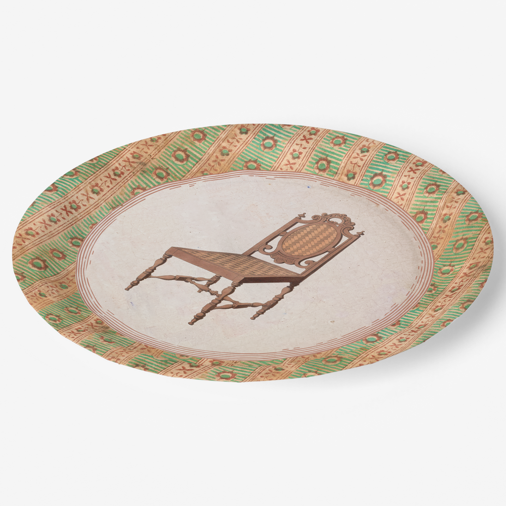 Fête du Thé Chaise Paper Plate