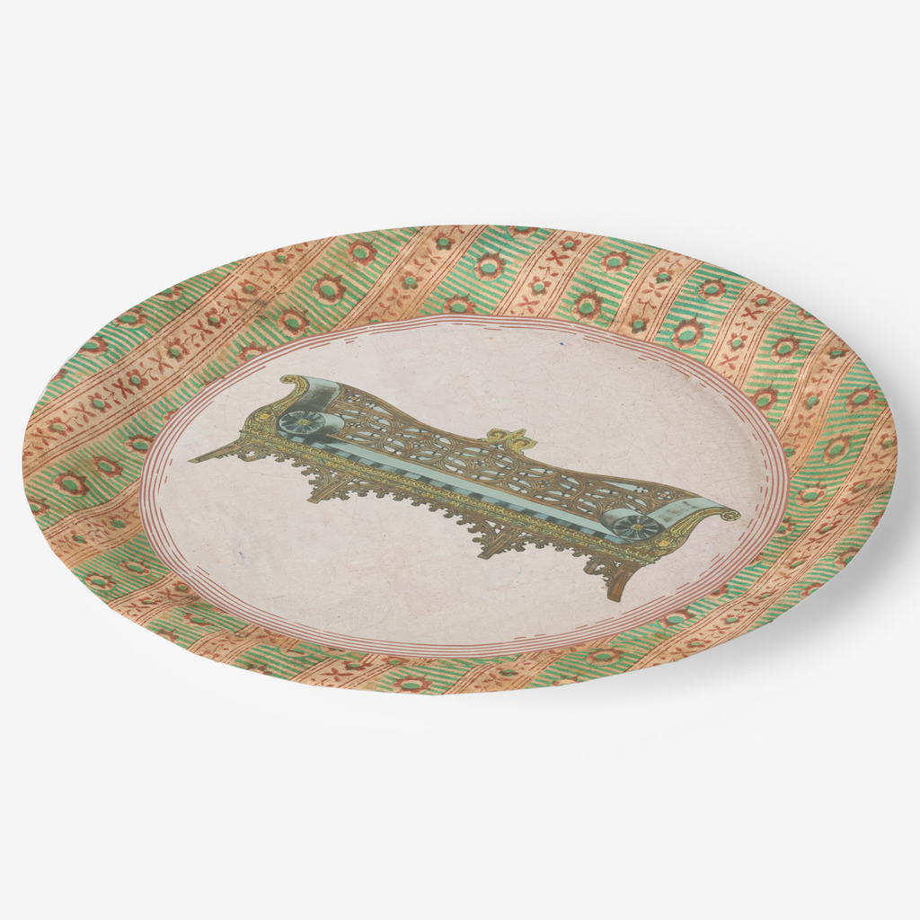 Fête du Thé Canapé Paper Plate