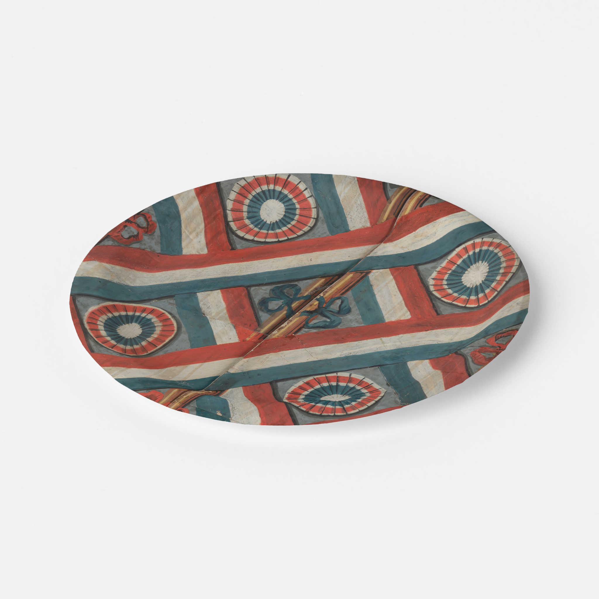 Tricolour Paper Party Plate