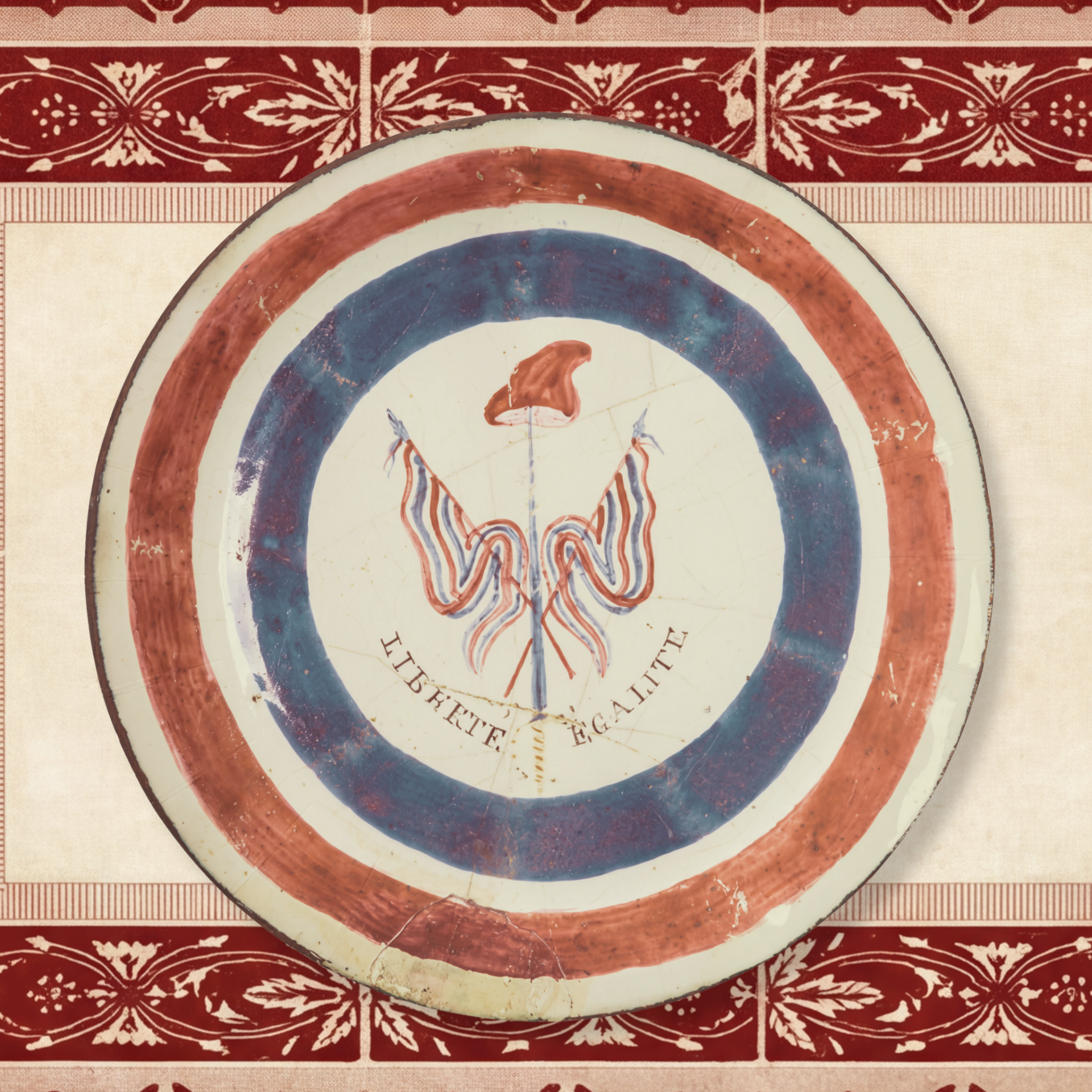 Liberte Egalite Paper Party Plate