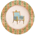Fête du Thé Chair Paper Plate