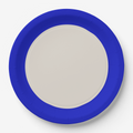 Primary 9' paper party plate Blue
