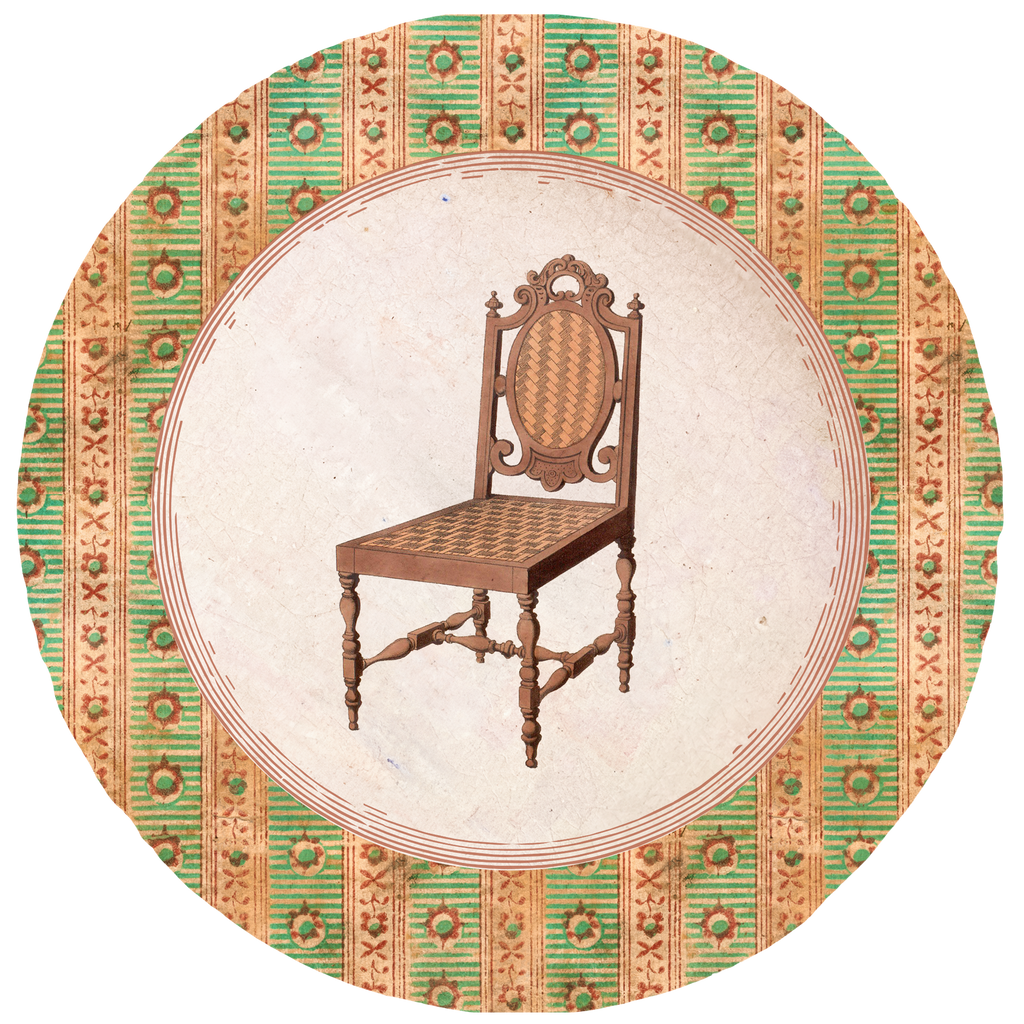 Fête du Thé Chaise Paper Plate