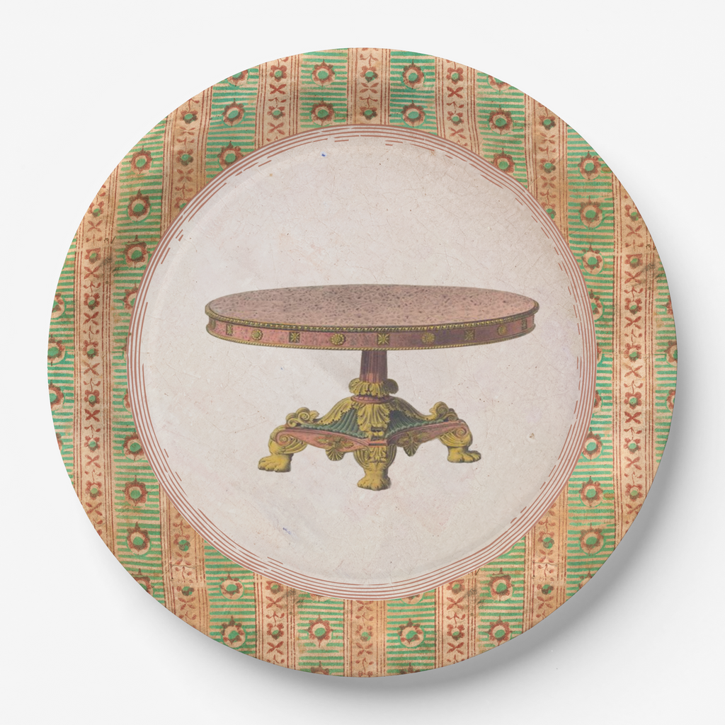 Fête du Thé Table Paper Plate