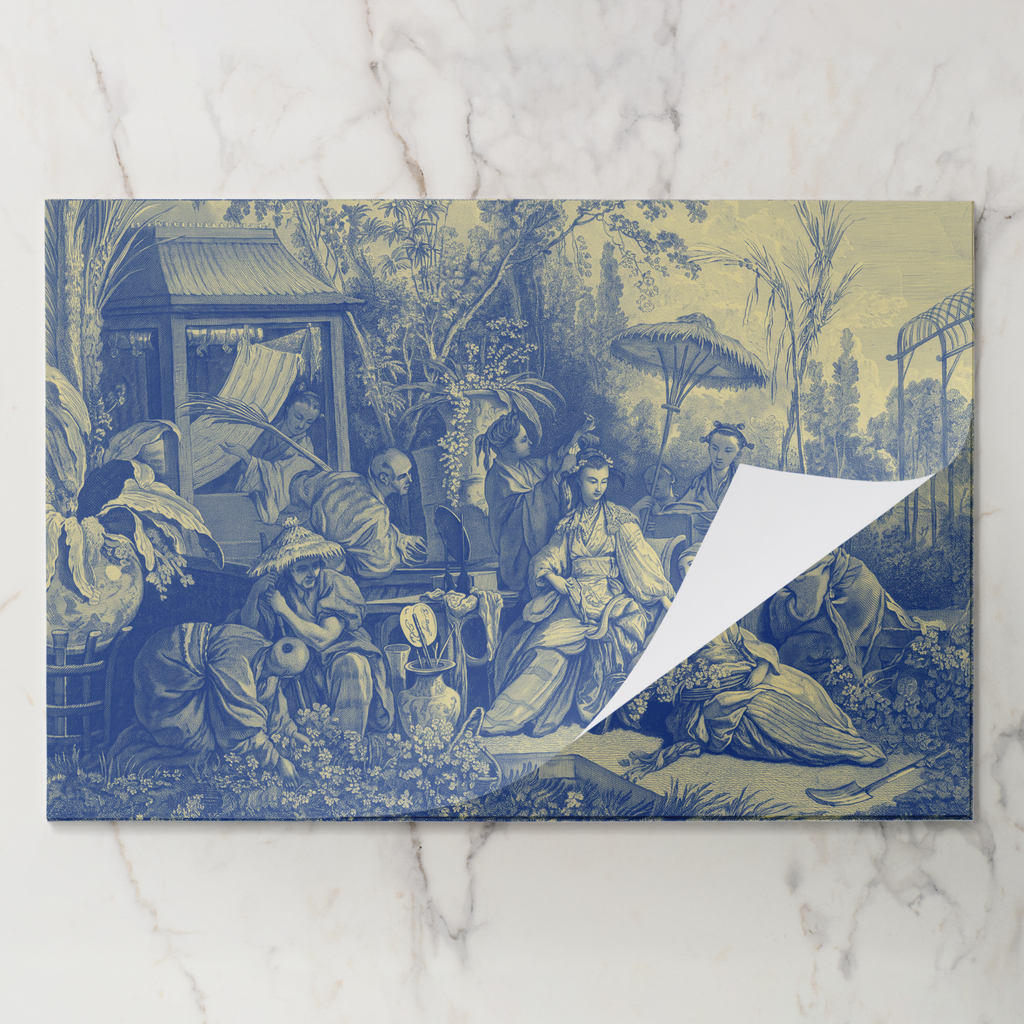 La Chinoiserie Porcelain Paper Placemat (Pad of 25)