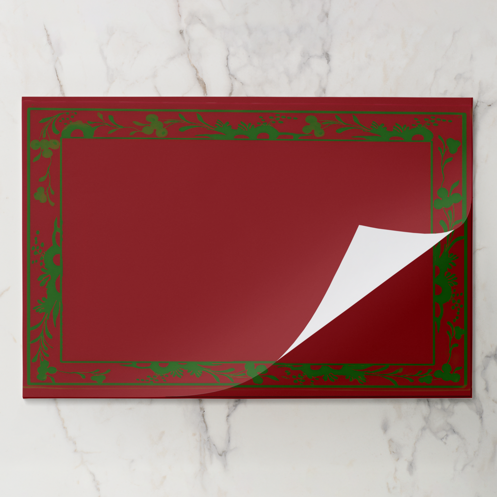 La Chinoiserie Bordure Paper Placemat — Noël (Pad of 25)