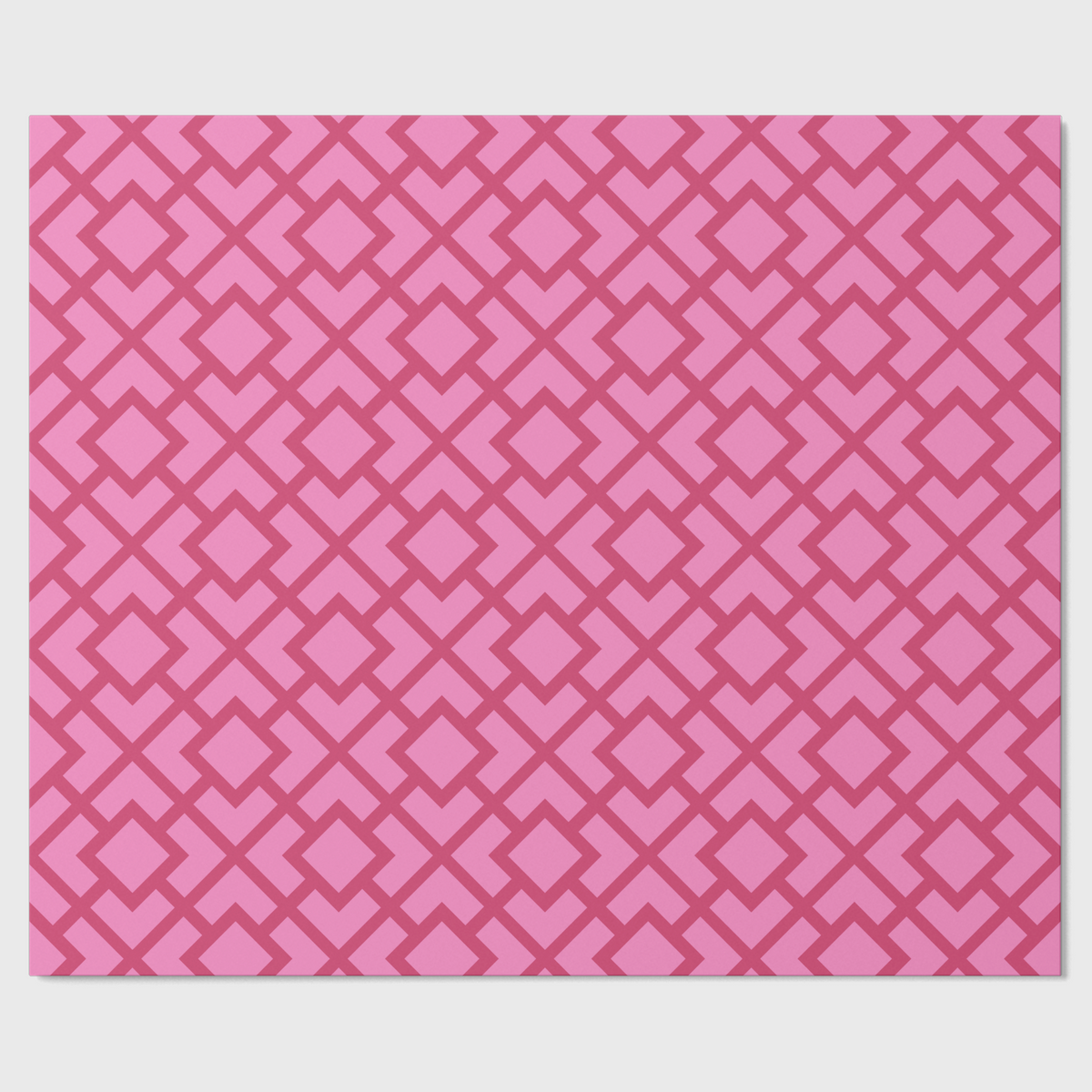 La Chinoiserie Rouge Fretwork Table Runner