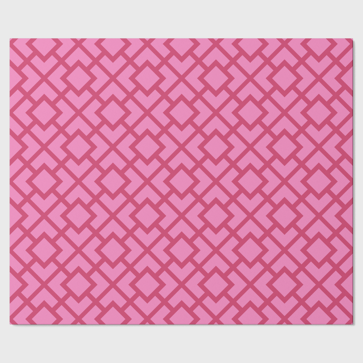 La Chinoiserie Rouge Fretwork Table Runner