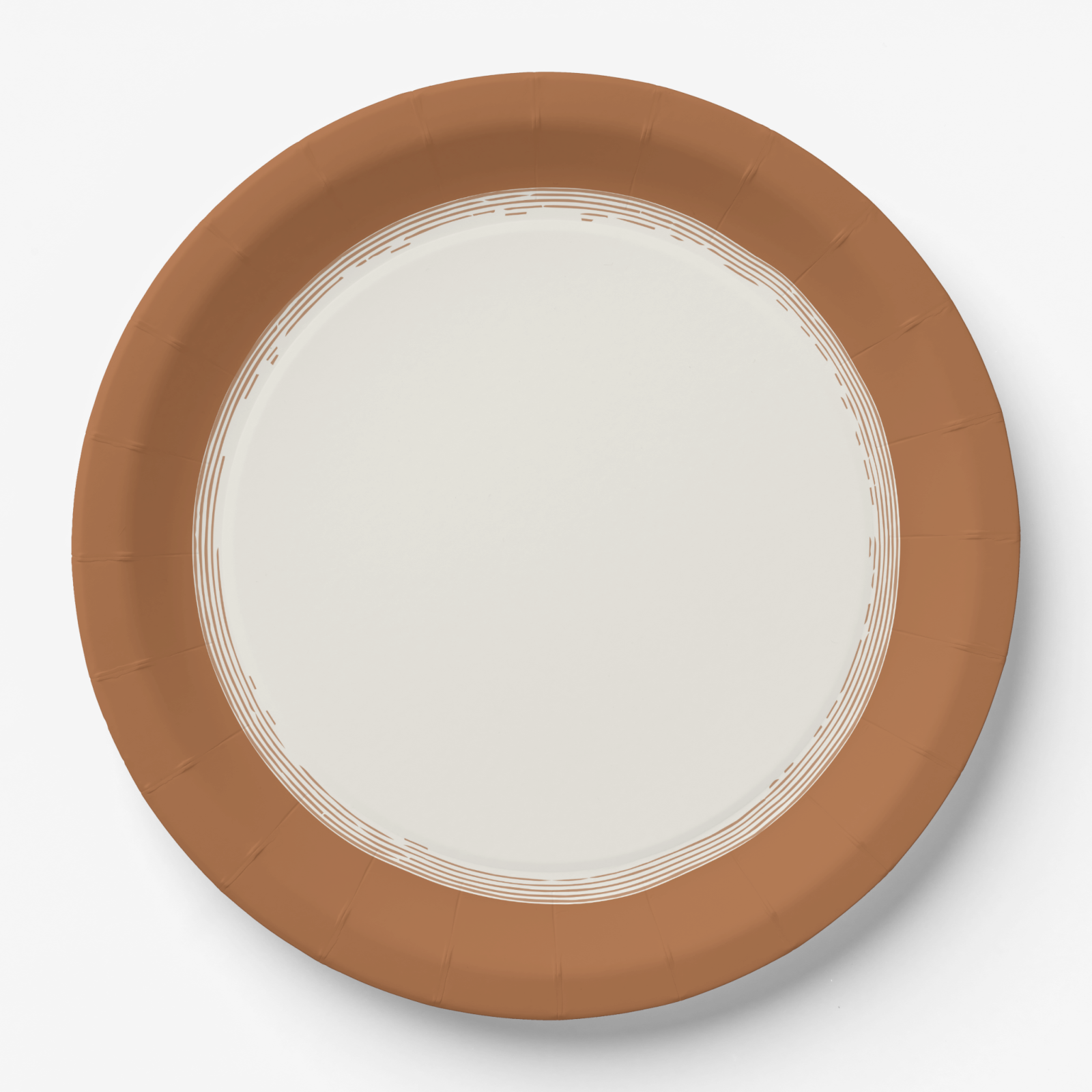 Les Classiques Terracotta plate