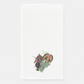 Les Fleurs Aubergine guest towel