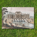 Water Chateau paper placemat — front